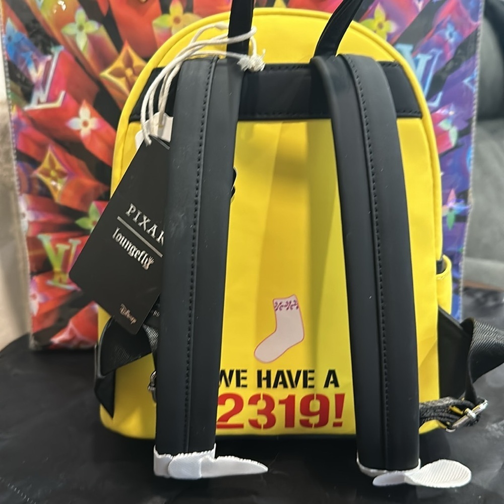 Loungefly CDA Monsters Inc Pixar Cosplay Mini Backpack, Yellow NWT​​ - Picture 7 of 7